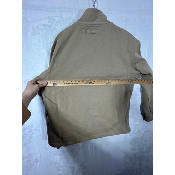 Vintage Duluth Sweatshirt XL Brown 1/4 Zip Cotton - Picture 11 of 12